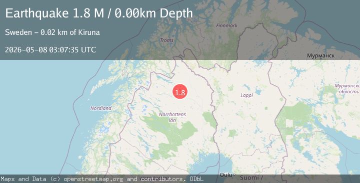 Map of Sweden