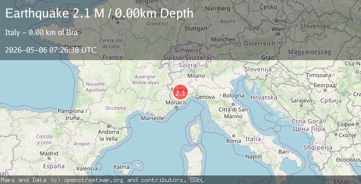 Map of Provincia di Cuneo, Italy