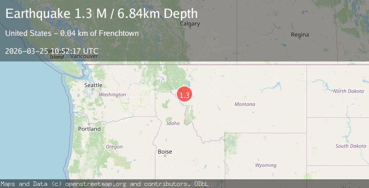 Map of western Montana
