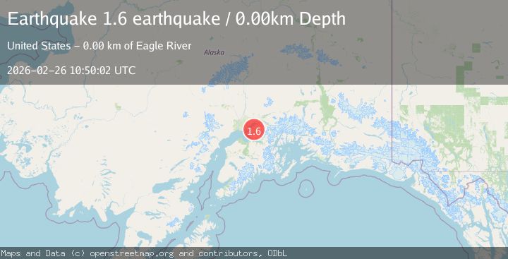 Map of Southern Alaska