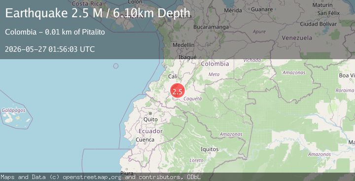 Map of Colombia