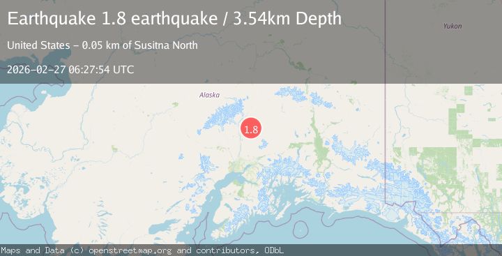 Map of Central Alaska