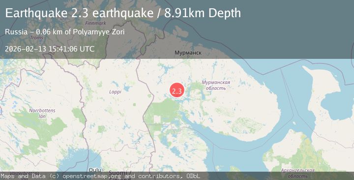 Map of northwestern Russia