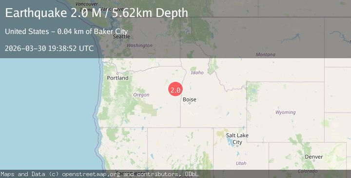 Map of Oregon