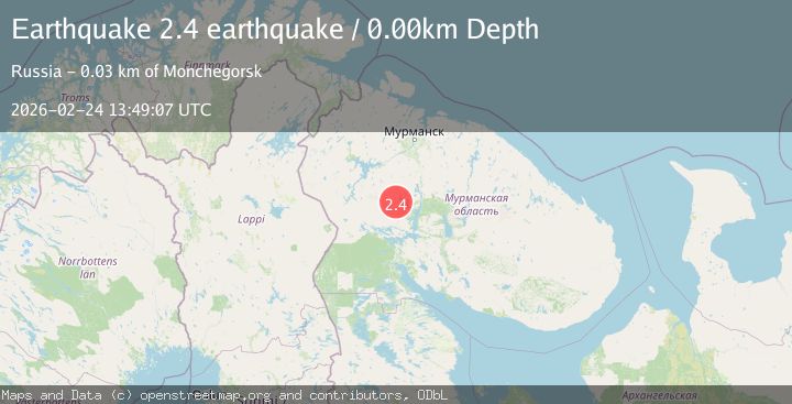 Map of northwestern Russia