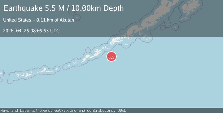 Map of Unimak Island region, Alaska