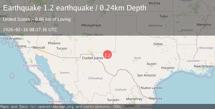 Map of western Texas