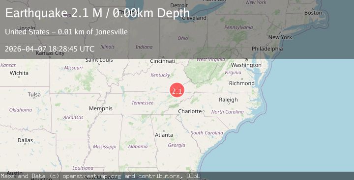Map of eastern Kentucky
